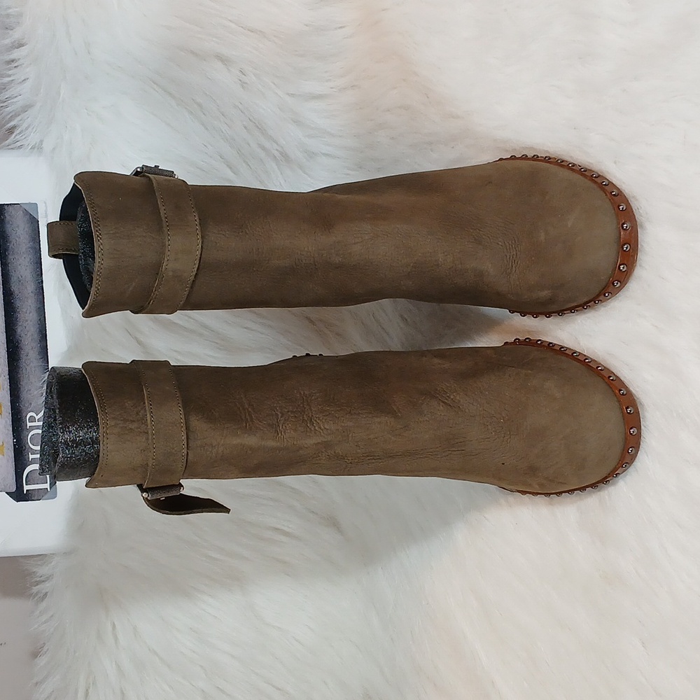 Rag and Bone Romi Nubuck Suede Leather Boot Sz 39